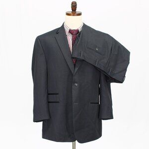 Sean John 46R 40x29 Gray Solid 2-Button Suit R812